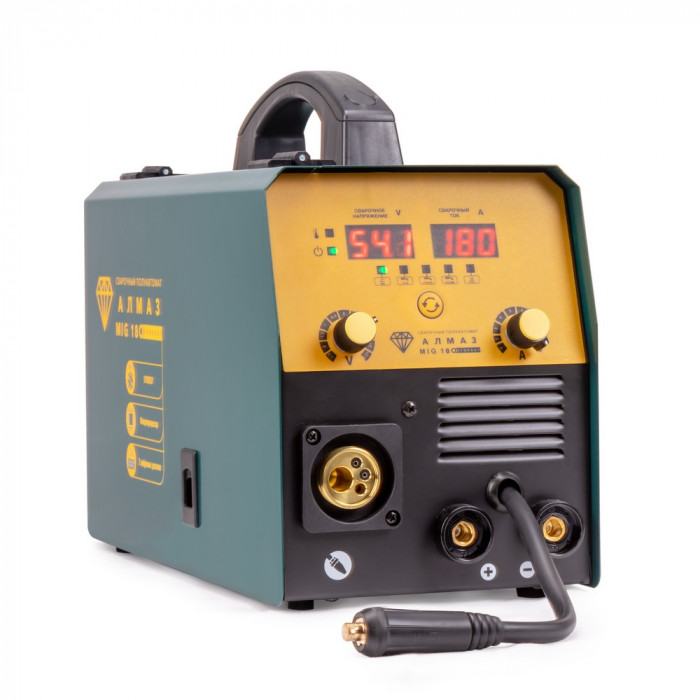 Сварочный инвертор-полуавтомат FoxWeld Алмаз MIG 180 SYNERGY