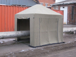 Палатка сварщика 2.5м х 2.5м брезент