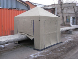 Палатка сварщика 2.5м х 2.5м брезент