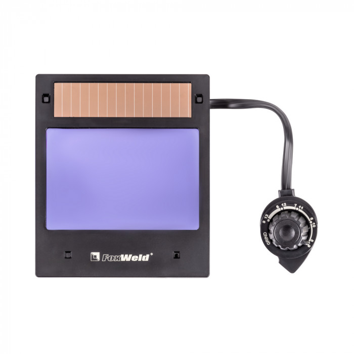 Маска сварщика FOXWELD Фильтр - хамелеон 9910V с внеш. рег. - КОРУНД-Х PLUS
