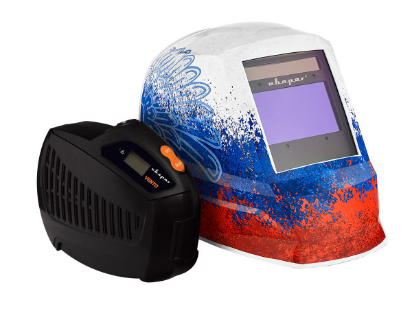 Маска сварщика СВАРОГ TECH C50I ПАТРИОТ + VENTO