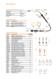 MIG горелка Сварог TECH MS 36