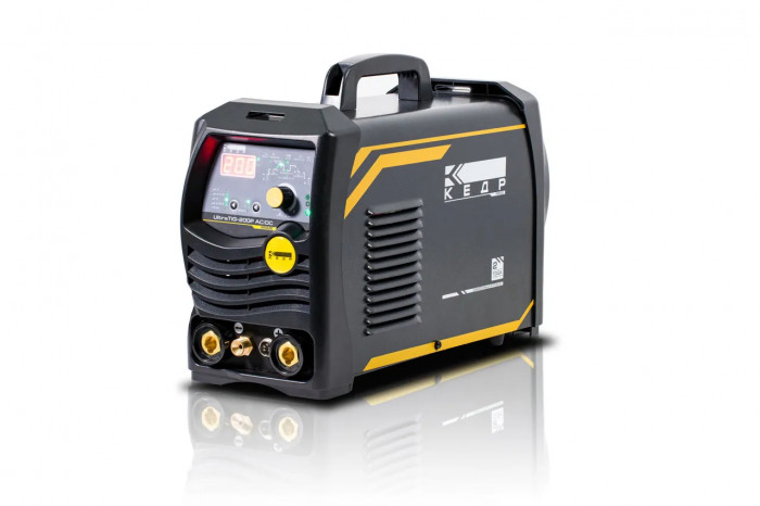 Аппарат аргонодуговой сварки КЕДР UltraTIG-200P AC/DC (220В, 10-200А) (с возможностью подключения педали)